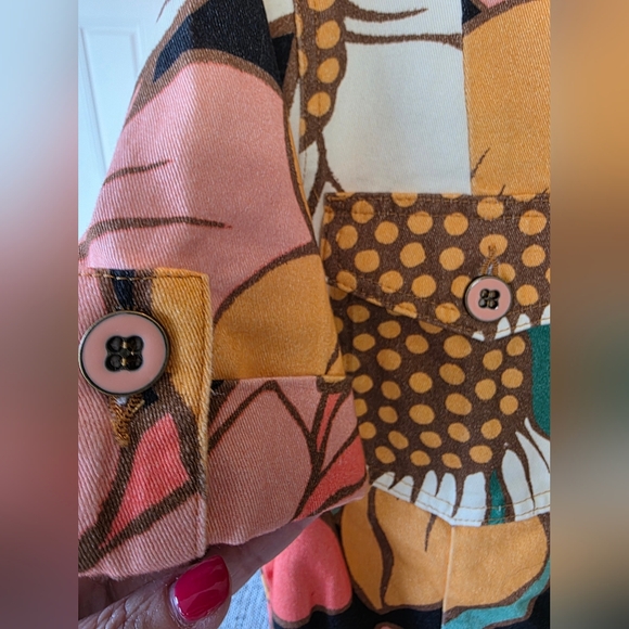 FARM Rio Multicolor Sunflower Jumpsuit - Picture 8 of 11